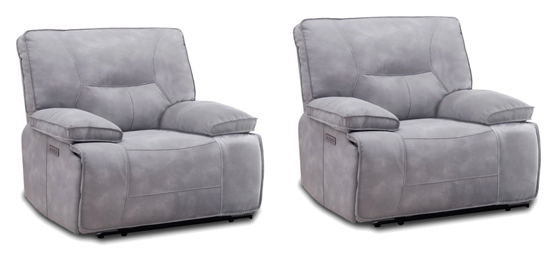 Parker Living Gladiator Zero Gravity Power Recliner Two Pack