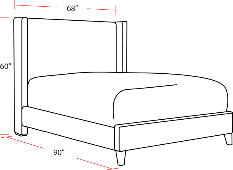Parker Living Sleep Angel - Himalaya Charcoal Queen Bed