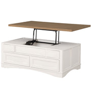 Parker House Americana Modern - Cotton Lift Top Cocktail Table with 2 Chairside Tables