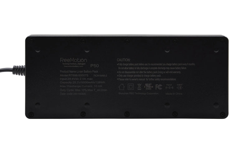 Parker Living Freemotion 5000mAh Battery, Universal Bracket and Y2 cable