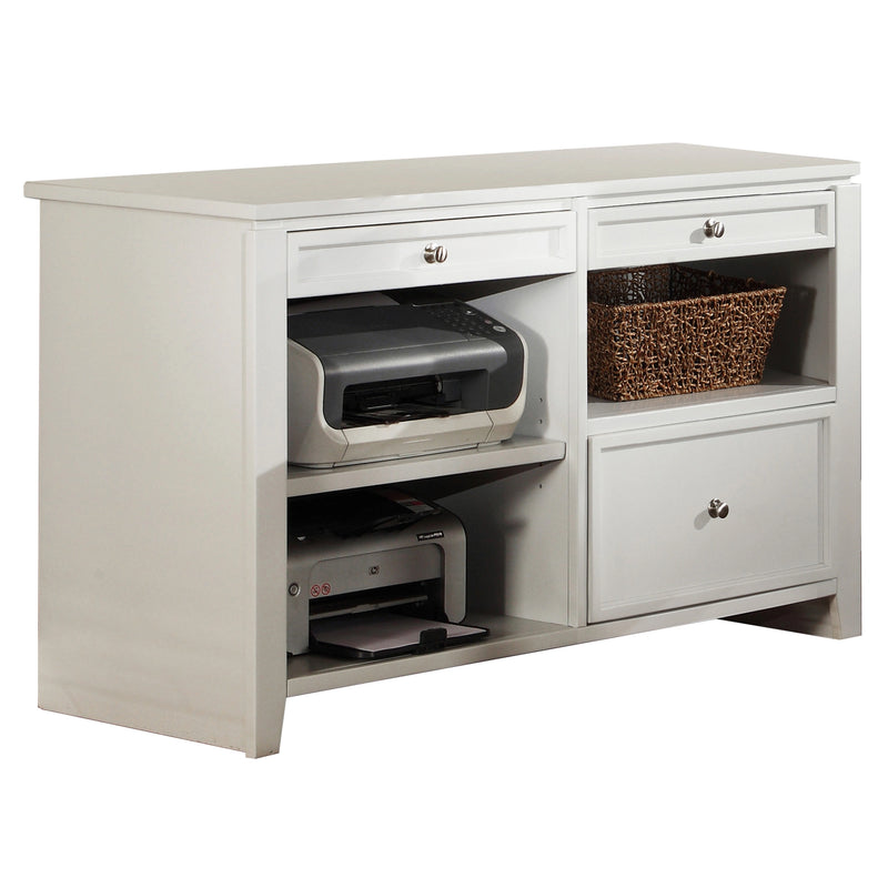 Parker House Boca L Shape Desk with Credenza and Hutch