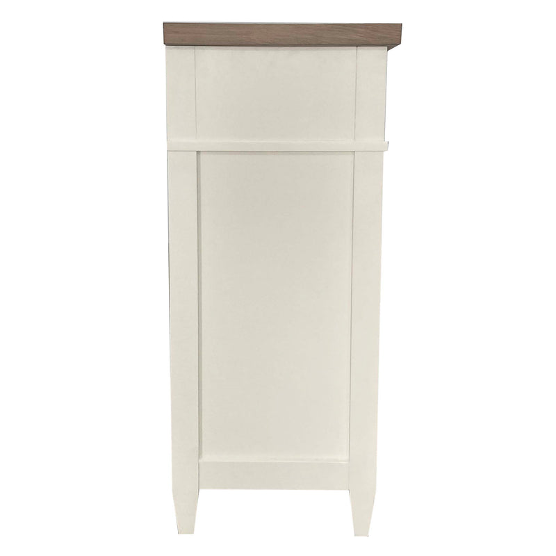 Parker House Americana Modern Bedroom Queen Platform Bed 2 Nightstands and Dresser with Mirror