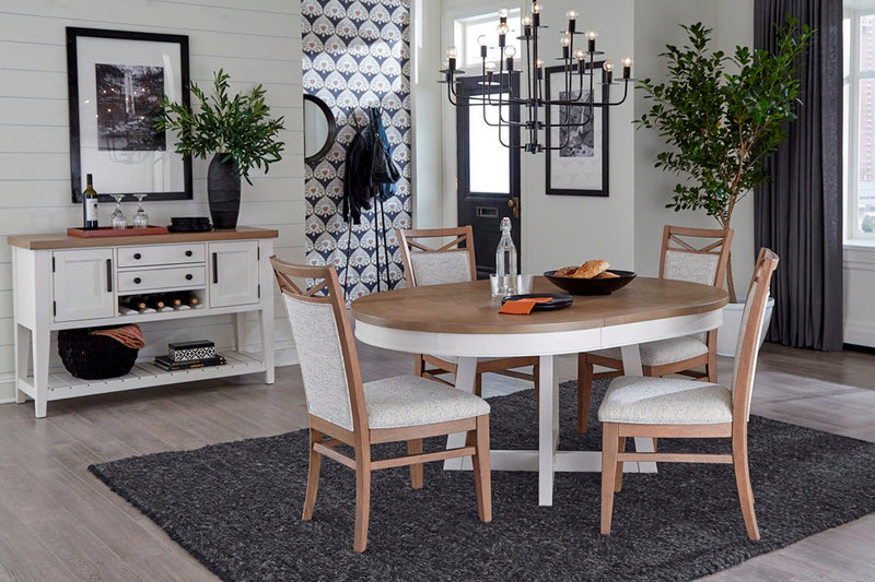Parker House Americana Modern Dining Upholstered Dining Chair Two Pack