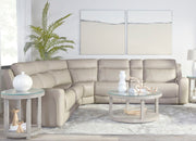Parker Living Calgary 6 Piece Modular Reclining Sectional with Power Adjustable Headrests