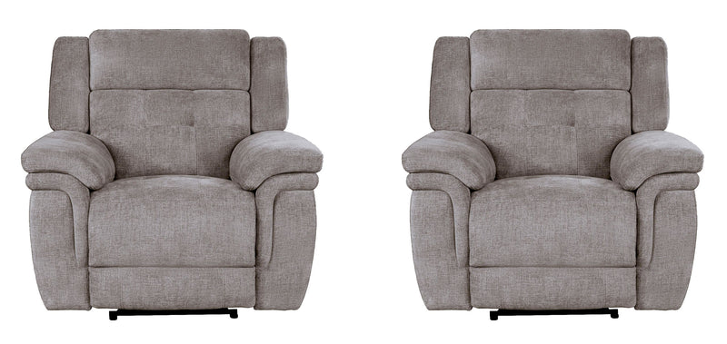Parker Living Richland - Bristol Grey Power Recliner Two Pack