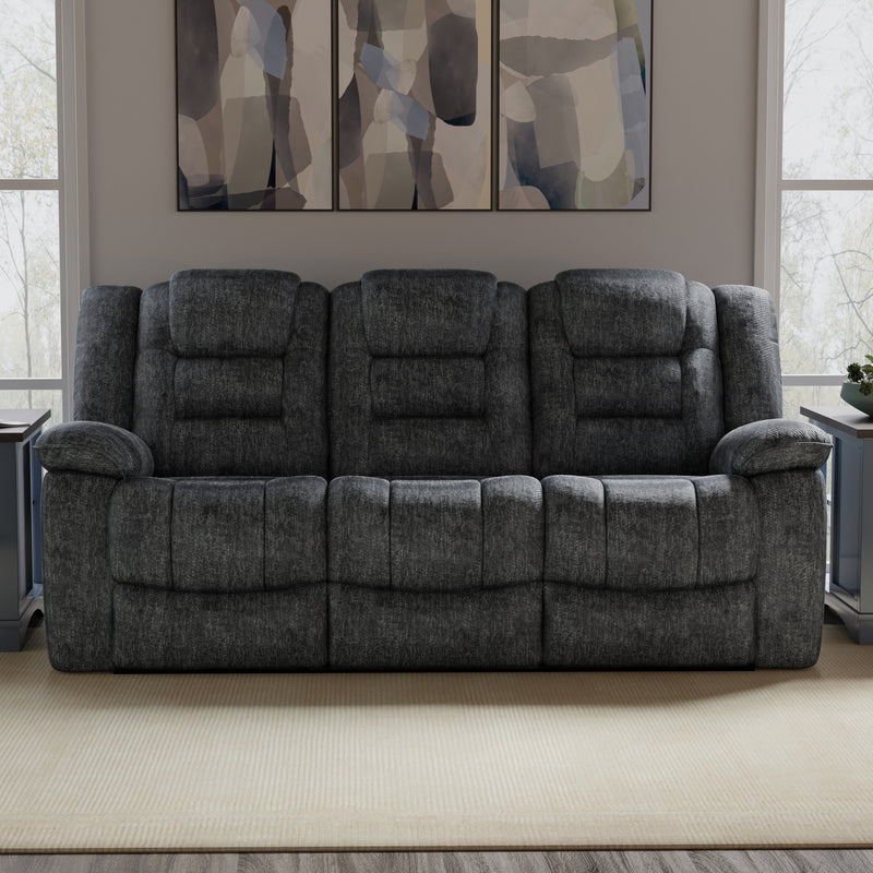 Parker Living Bolton - Misty Storm Manual Reclining Sofa and Two Recliners