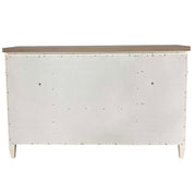 Parker House Americana Modern Bedroom King Platform Bed 2 Nightstands Dresser with Mirror and Chest