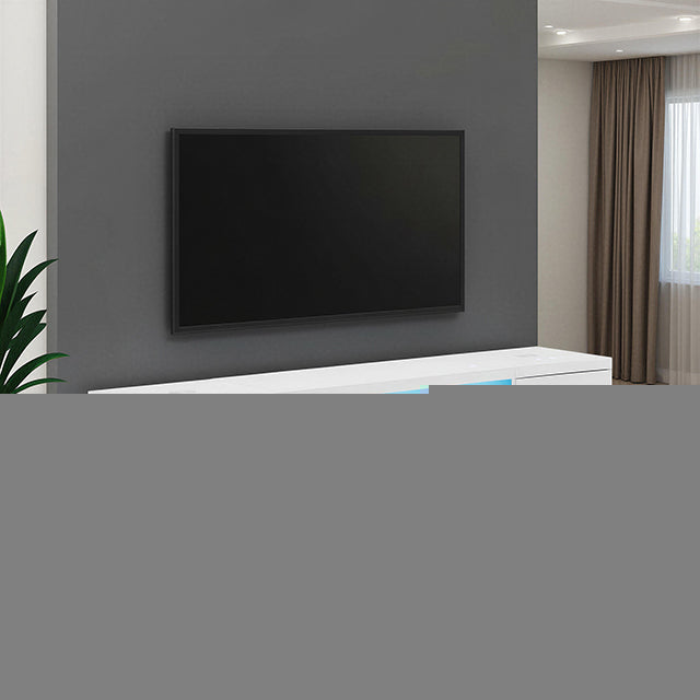 Terni TV Stand w/ Fireplace & 2 Side Tables