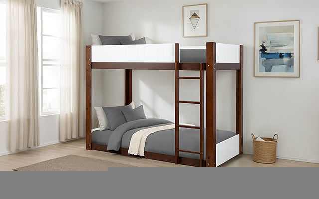 Terri Twin/Twin Bunk Bed+Mattress