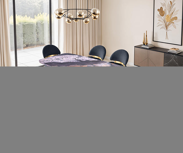 Northolt 7 Pc. Dining Table Set W/ Black Chair