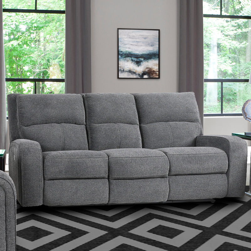Parker Living Polaris - Bizmark Grey Power Reclining Sofa