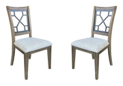 Parker House Sundance Dining - Sandstone Grid Dining Chair Two Pack