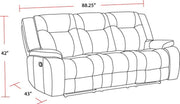 Parker Living Blake - Desert Taupe Manual Reclining Sofa and Loveseat