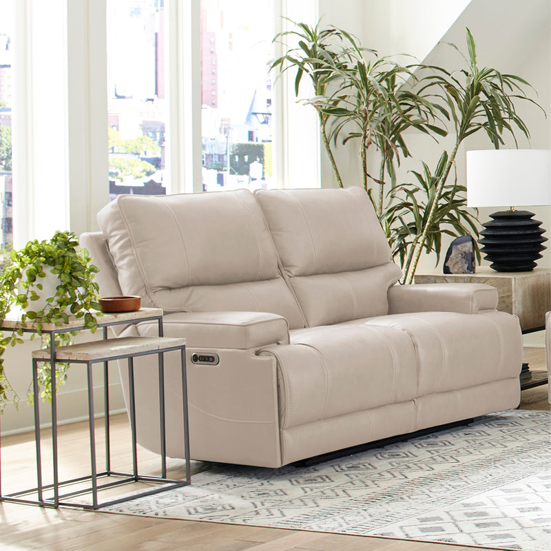 Parker Living Whitman - Verona Linen - Powered By Freemotion Power Reclining Sofa Loveseat and Recliner