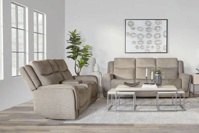 Parker Living Penfield - Frappe Power Reclining Sofa and Loveseat