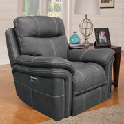 Parker Living Mason - Charcoal Power Reclining Sofa Loveseat and Recliner