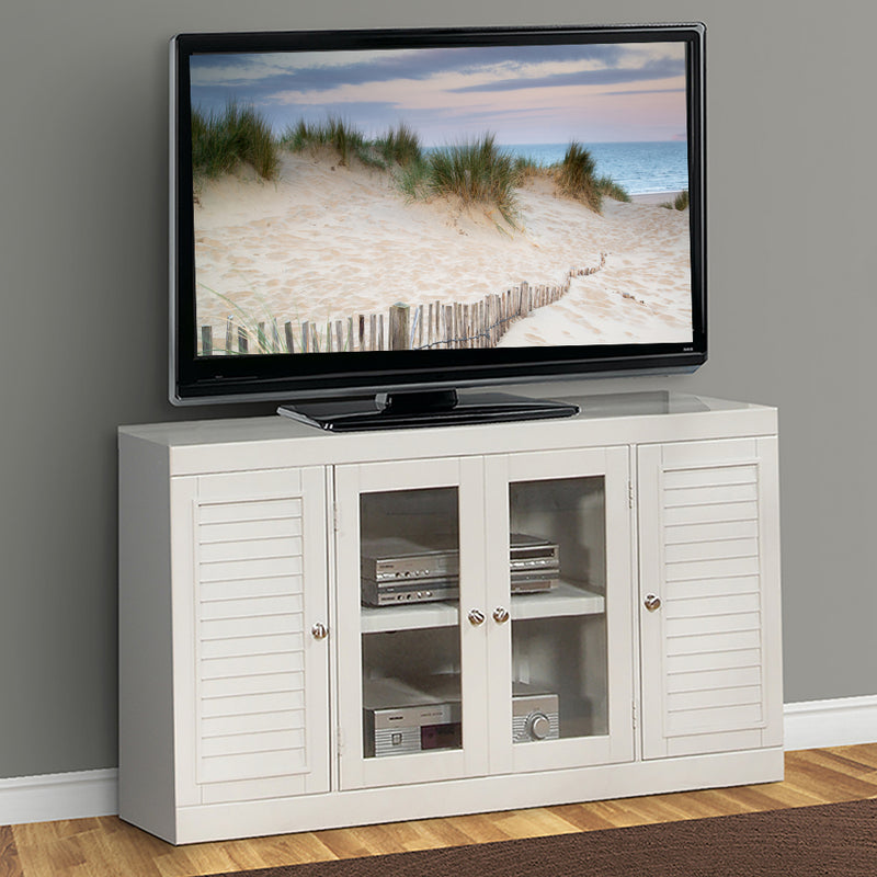 Parker House Boca 7 Piece Entertainment Wall with Corner Bookcases