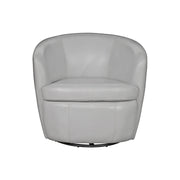Parker Living Barolo - Steamboat Ice 100% Italian Leather Swivel Club Chair
