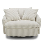 Parker Living Boomer Large Swivel Chair with 2 Toss Pillows