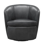 Parker Living Barolo 100% Italian Leather Swivel Club Chair