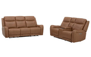 Parker Living Haywood - Butternut Power Reclining Sofa and Loveseat