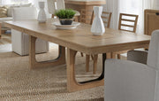 Parker House Escape - Dining 84" Rectangular Table with 8 caster chairs