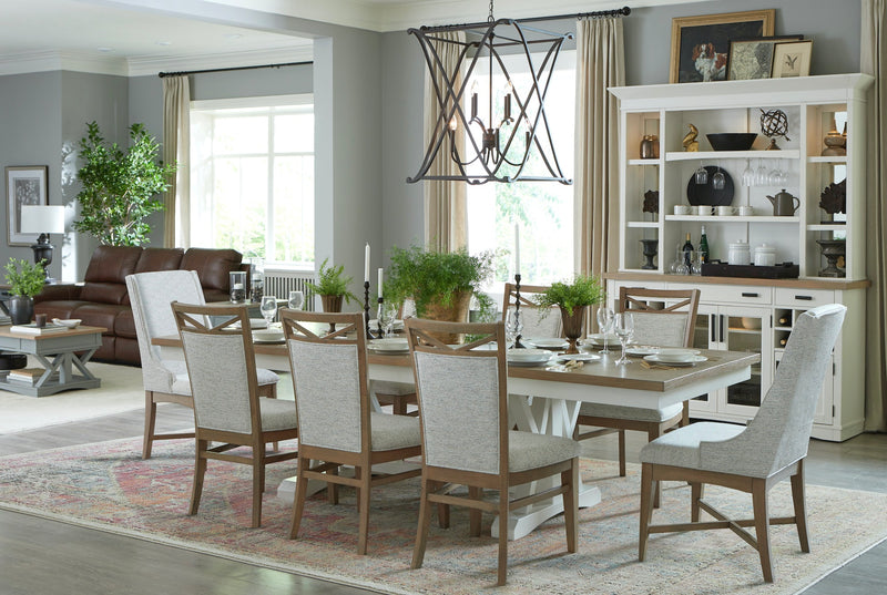 Parker House Americana Modern Dining 88 inch Trestle Extendable Dining Table