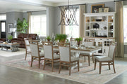 Parker House Americana Modern Dining 88 inch Trestle Extendable Dining Table