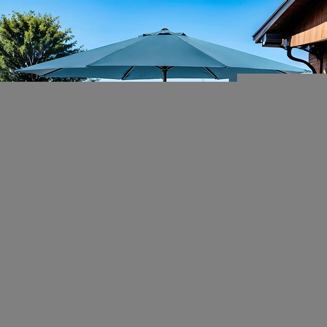 Mora 11' Outdoor Umbrella + 21" Round Base