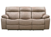 Parker Living Theon - Stokes Toffee Manual Reclining Sofa with Drop Down Table