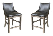 Parker House Lodge Dining Swivel Counter Sling Chair Two Pack