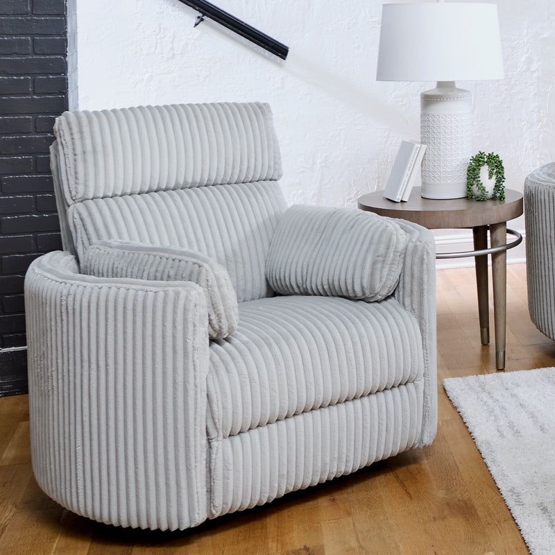 Parker Living Radius - Mega Grey Swivel Power Glider Recliner