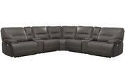 Parker Living Spartacus 7 Piece Modular Power Reclining Sectional with Power Adjustable Headrests