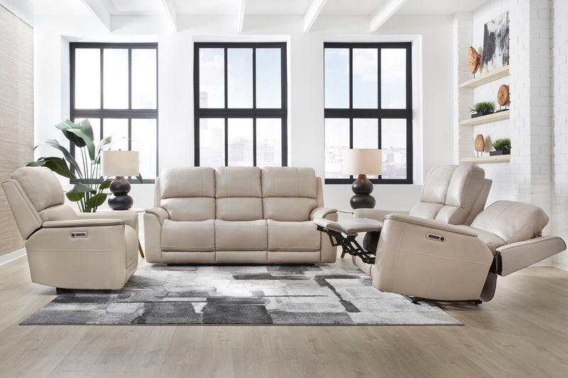 Parker Living Easton - Steamboat Brown Zero Gravity Power Reclining Tilt Console Loveseat P3