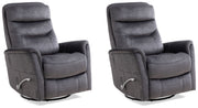 Parker Living Gemini Swivel Glider Recliner Two Pack