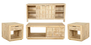 Parker House Laguna Rectangular Storage Cocktail Table with 2 End Tables and Console