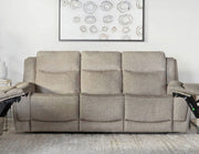 Parker Living Penfield - Frappe Power Reclining Sofa Loveseat and Recliner