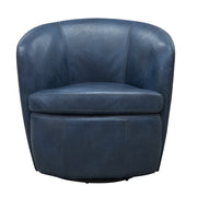 Parker Living Barolo 100% Italian Leather Swivel Club Chair