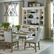 Parker House Americana Modern Dining 69 In. Buffet and Hutch with Quartz Insert