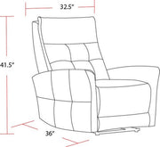 Parker Living Gershwin - Lucca Butterscotch Zero Gravity Power Recliner