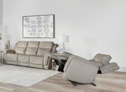 Parker Living Penfield - Frappe Power Reclining Sofa and Recliner