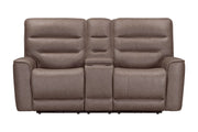 Parker Living Lawson - Sydney Brunette Power Zero Gravity Tilt Console Loveseat P2