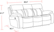 Parker Living Theon - Stokes Toffee Manual Reclining Sofa Loveseat and Recliner