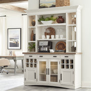 Parker House Americana Modern Dining 69 inch Buffet and Hutch with Quartz Insert