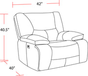 Parker Living Spartacus - Oyster Power Recliner Two Pack