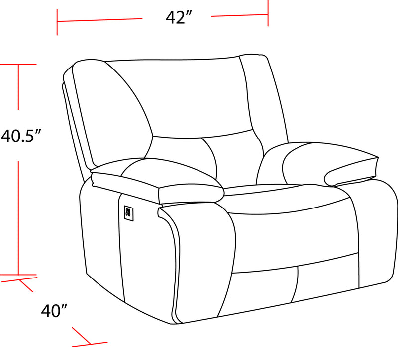 Parker Living Spartacus - Oyster Power Recliner Two Pack