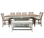 Parker House Americana Modern Dining Upholstered Counter Chair Two Pack