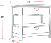 Parker House Escape - Bedroom King Panel Bed 2 Nightstands and Dresser with Mirror