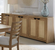 Parker House Escape - Dining 84 Inch Rectangular Extendable Table with Console and 8 Ladderback Chairs