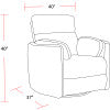 Parker Living Radius - Natural Beauty Quartz Power Swivel Glider Recliner
